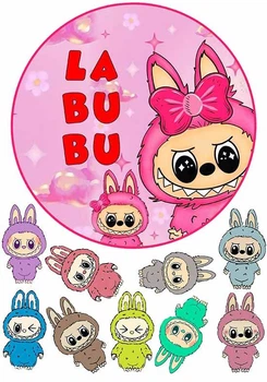 Вафельная картинка Лабубу Labubu А4 (p2099)
