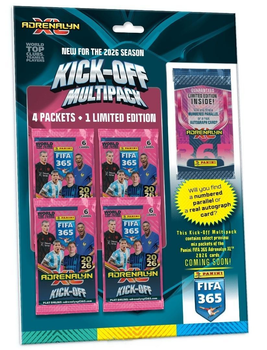 Набір колекційних карток Panini Fifa 365 Adrenalyn XL 2026 мультипак KICK OFF (8051708007435)