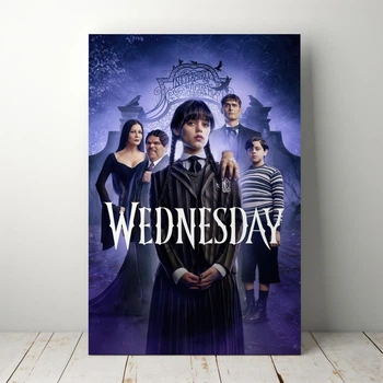 Інтер'єрна картина Венздей, Wednesday (2025), сериал, 42×28 см (id7048)