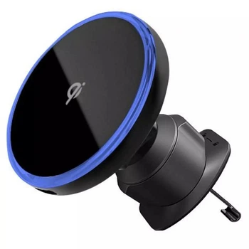 Автомобильный держатель с беспроводной зарядкой 15W Magsafe Proove UNO черный (WHUN15002001)