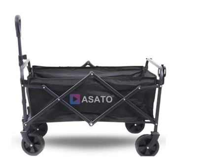 Складная транспортная тележка на пляже/ в саду Asato 93л 300кг