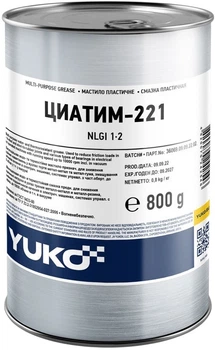 Мастило Yuko ЦИАТИМ-221 0.8 кг / 1 л (4820070242546)