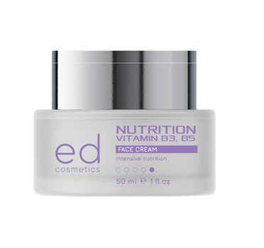 ED Cosmetics, NUTRITION VITAMIN B3, B5 FACE CREAM, Крем для обличчя з вітамінами B3, B6, 50 мл