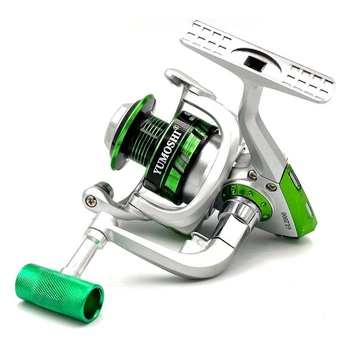 Катушка YUMOSHI GL2000 12п. GREEN металл шпуля 5.5:1