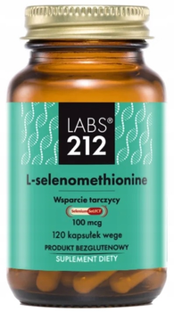 Харчова добавка Labs212 L-Selenomethionine Selenium SeLECT 120 капсул (5903943955848)