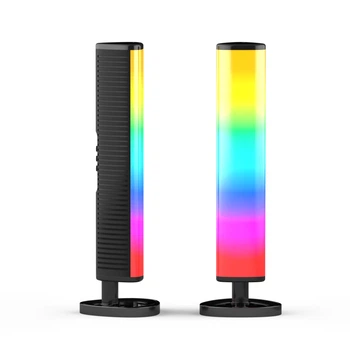 Музыкальный LED Светильник Ночник 2в1 Настольный Эквалайзер RGB Светодиодный с Bluetooth Реагирующий на Звук и Ритм Музыки