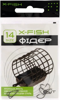 Крючок X-Fish Фидер #14 (8 шт/уп),1917.03.41