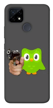Чехол Duolingo meme для Realme C21Y
