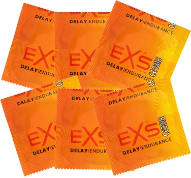 Презервативи EXS Delay Endurance з лідокаїном, пролонгуючі 6 шт (ROZ6400230195)
