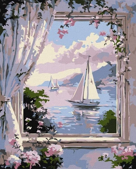 Картина по номерам Волшебная гавань ©art_selena_ua 40х50 KHO6379 Идейка