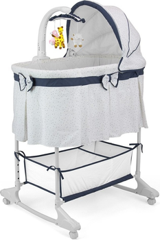 Kołyska z pilotem Milly Mally Sweet Melody Simple Grey (5901761123128)