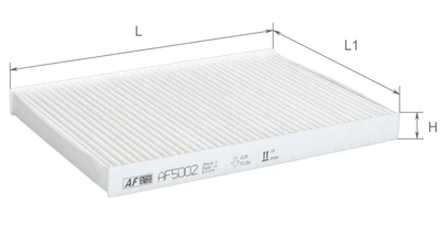 Фильтр салона Alpha Filter AUDI A3; TT I; SEAT Ibiza II;III; Leon I; SKODA Octavia I; Superb I; VW Caddy II; Golf;Polo III; Vento; 1.0-2.8; 91-12 (AF5002)