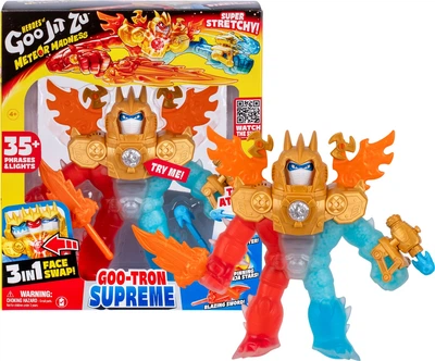 Rozciągliwa figurka GooJitZu Bohaterowie GooJitZu Potrójny Atak GooTron Supreme Meteor Madness (124572) (630996430286)