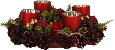 Набір підсвічників Rituali Domestici Quasirosso 4 шт (8018594663053)