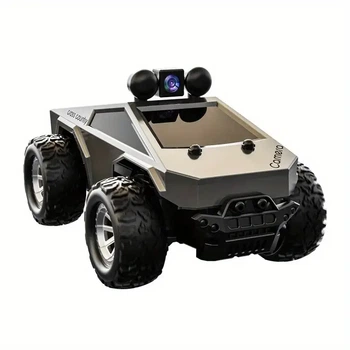RC Pickup Truck KFPLAN KF29 1:28 с камерой и видеотрансляцией (серый, 2.4 GHz)