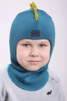 Зимова шапка-шолом Ruddy для хлопчика 2215-06-22 Дино нар. 4 (від 56 см)