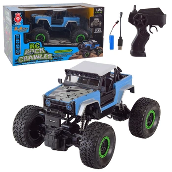 Машинка Rock Crawler 1:20 на радиоуправлении 2.4GHz — внедорожник с амортизацией