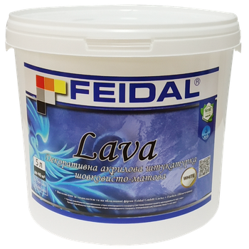 Декоративная штукатурка Feidal Lava Шелковисто-матовая 5 л