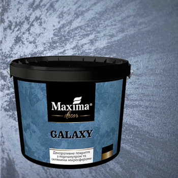 Декоративное покрытие с перламутровым эффектом и стеклянными микросферами Maxima Decor Galaxy 1 кг
