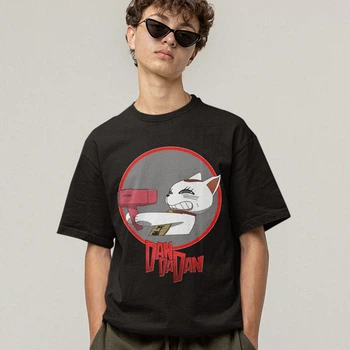 Футболка унісекс Dandadan (Neko) 2XL чорний