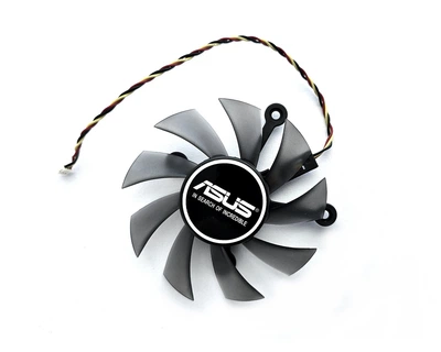 Вентилятор кулер FirstD для видеокарты ASUS (orgnl) 3-pin FD8015H12D (R128015BH R128015SU R128015BU FD8015H12S) (№25.1)
