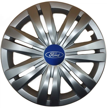 Автомобільні модельні ковпаки R17 Ford 501 4шт, SJS, сріблясті