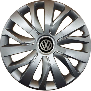Автомобільні модельні ковпаки R14 Volkswagen 228 4шт, SJS, сріблясті