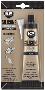 Silikon czarny K2 85 g (5906534000798)