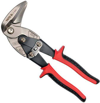 Nożyczki metalowe YATO 225 mm zagięte w lewo Cr-Mo YT-1913 (5906083919138)