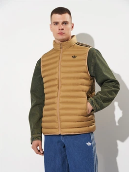 Теплий жилет чоловічий Adidas Originals JX4120 L Коричневий (4068809422214)