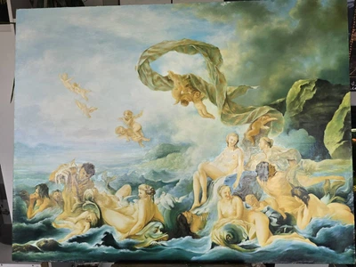 Картина "Триумф Венеры" (копия художника Буше), размер 130х100см, холст, масло,2009г.
