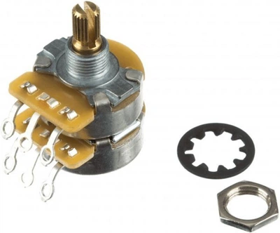 Потенциометр Fender Dual 500k/250k Split Shaft Potentiometer