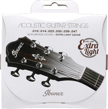 Струны для акустической гитары Ibanez IACS61C Acoustic Guitar Strings 10-47