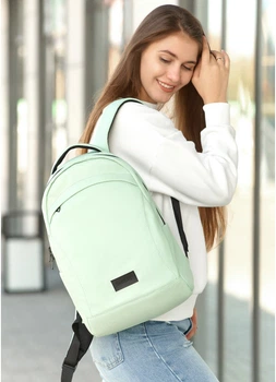 Женский рюкзак с отделением под ноутбук SAMBAG Мятный (3770271343)
