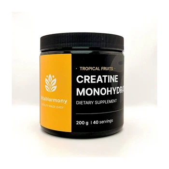 Креатин Creatine Monohydrate, 200 грам Тропические фрукты VitalHarmony (fit0026153)