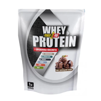 Whey Protein - 1000g Chocolate Ice Cream сироватковий протеїн зі смаком шоколадного морозива для підтримки м’язів, відновлення та білкового балансу