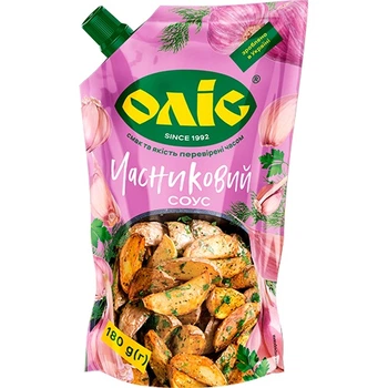 Соус "Часниковий" 30% дой/пак 180 г / 20 шт Оліс