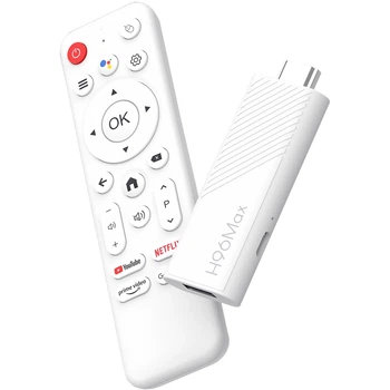 Смарт-приставка для ТВ на Android, 4K, 16 ГБ, Wi-Fi, HDMI, белый