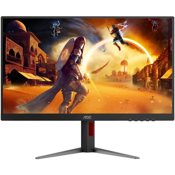 Игровой монитор 27 дюймов AOC, Fast IPS, 200 Гц, 1 мс, HDMI, DP, встроенные колонки, черно-красный