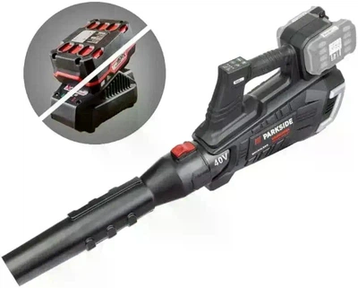 Акумуляторна безщіткова повітродувка Parkside Performance PPTLBA 40-Li A1, 800 м³/год, 200 м/с, без АКБ та ЗП