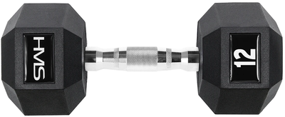 Hantla HMS HEX PRO 12 kg Czarna (5907695518085)