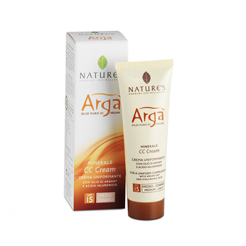 Крем для коррекции тона лица Nature's Arga Minerale CC Cream Medium Dark 50 мл