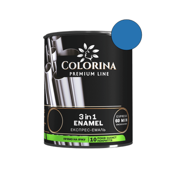 Эмаль-грунт 3в1 Colorina голубая (RAL 5015) 0,75 л