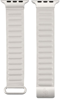 Pasek Connect Cortical Back Buckle Magnetic Suction do Apple Watch 42/44/45 mm Starlight (CONAPP42CBMS)