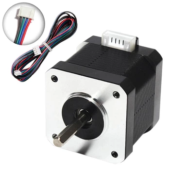 Шаговый двигатель ЧПУ для Arduino nema 17 0.55 Нм 42BYGH47-401S разъем XH2.54 4pin маленький двухфазный биполярный мотор нема 17 Ардуино для 3д принтера экструдера токарного лазерного фрезерного станка (4-1)