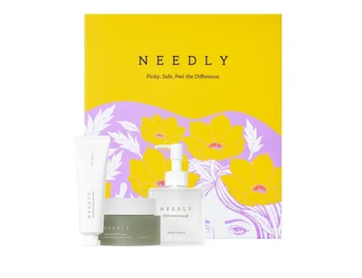 Набор средств для очищения и увлажнения кожи Needly KRKR PR Box , 3 в 1