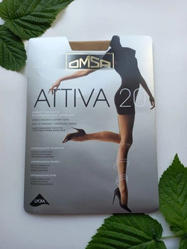 Колготки жіночі Omsa attiva 20 den 5 caramello