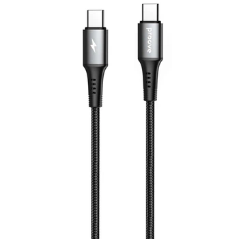Кабель Proove WireX Type-C to Type-C 60W (2m) black