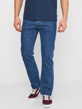 Jeansy męskie regular fit Levi's 501 Original Fit 00501-0114 32-32 Szafirowe (5412456008366)