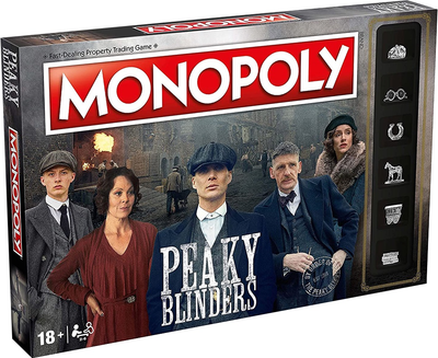 Настільна гра Winning Moves Monopoly: Peaky Blinders Гострі картузи (Англійська версія) (WM01739-EN1-6) (5036905044837)